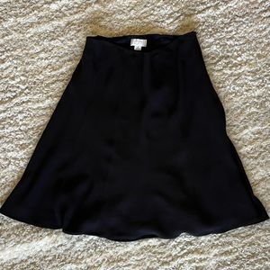 Ann Taylor Loft Black Panel Skirt